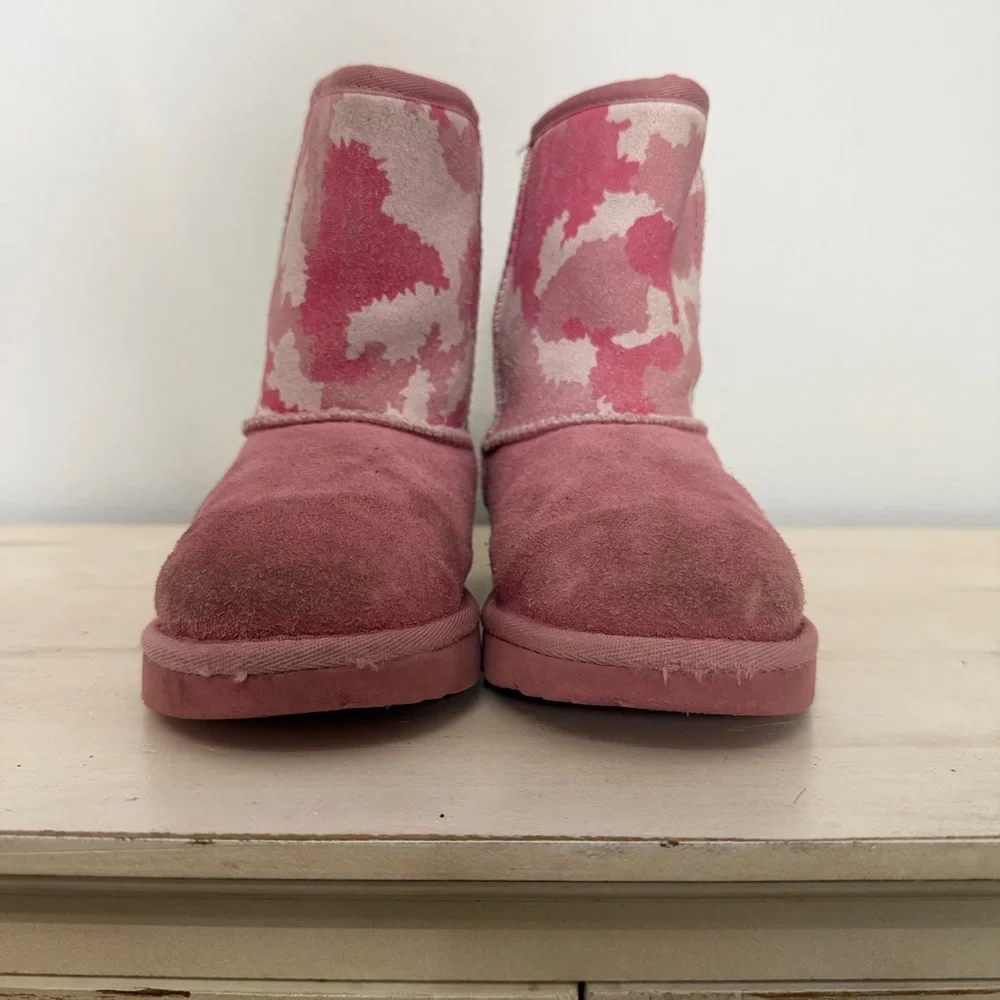 Ugg Pink Camo Classic Short Boots